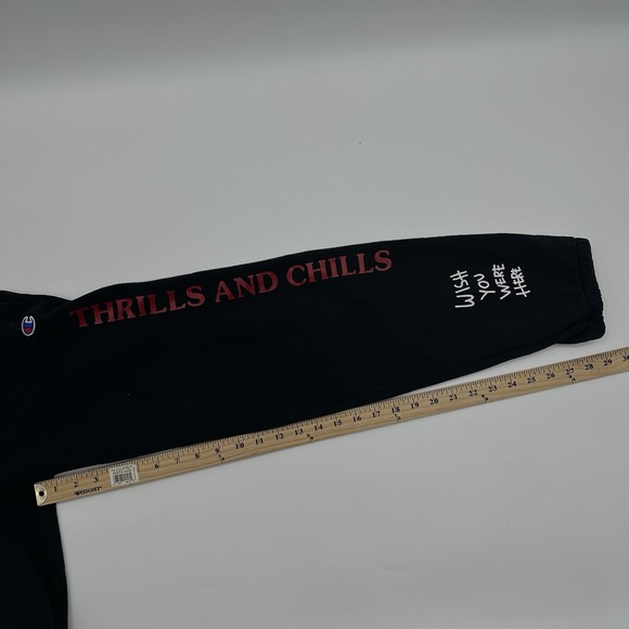 Travis Scott Astroworld Thrills And Chills Jogger Sweatpants Champion Men's XS/S - Picture 9 of 11